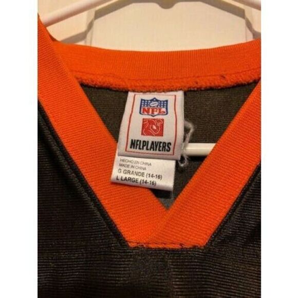 CLEVELAND BROWNS BRAYLON EDWARDS SIZE YOUTH LARGE 14-16 JERSEY - Picture 3 of 3